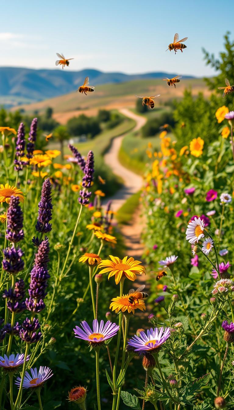 Honey bee garden