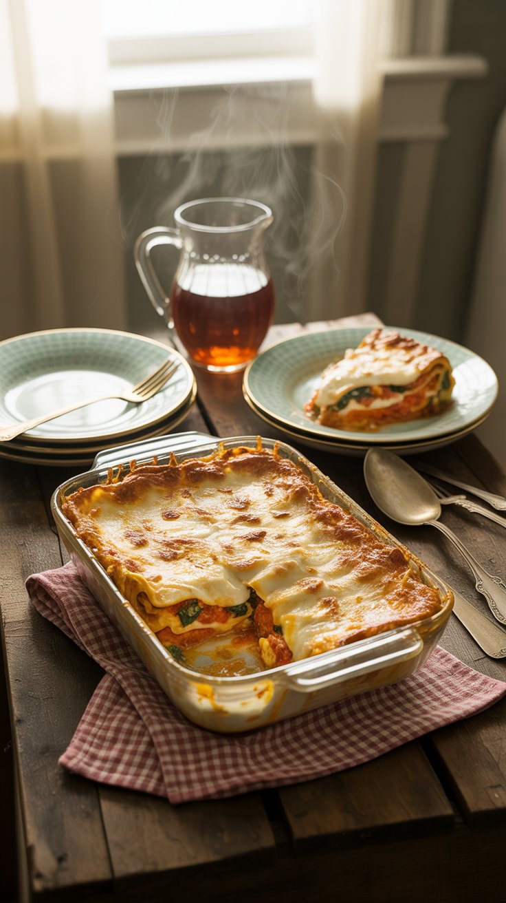 Cheesy Vegetable Lasagna – A Layered Love Letter from Granny’s Kitchen