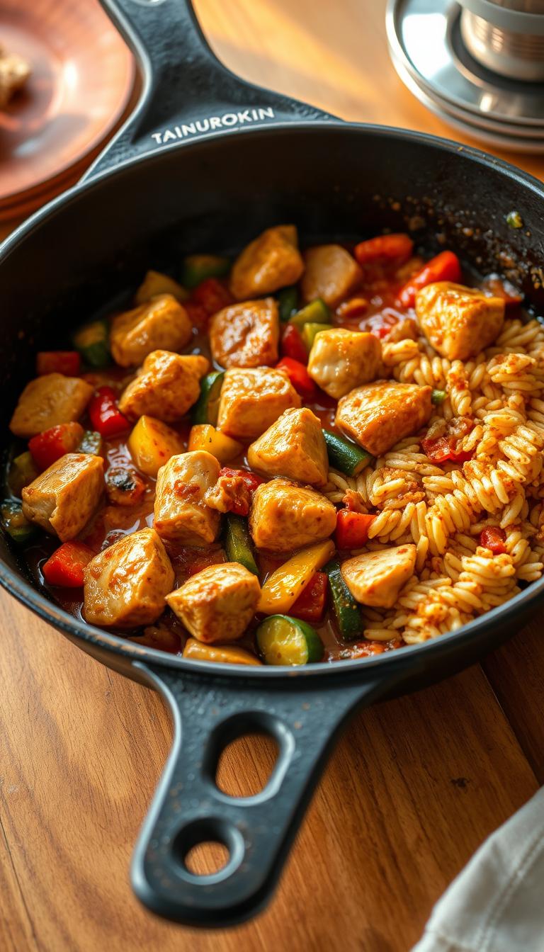 iron skillet one pan dinners