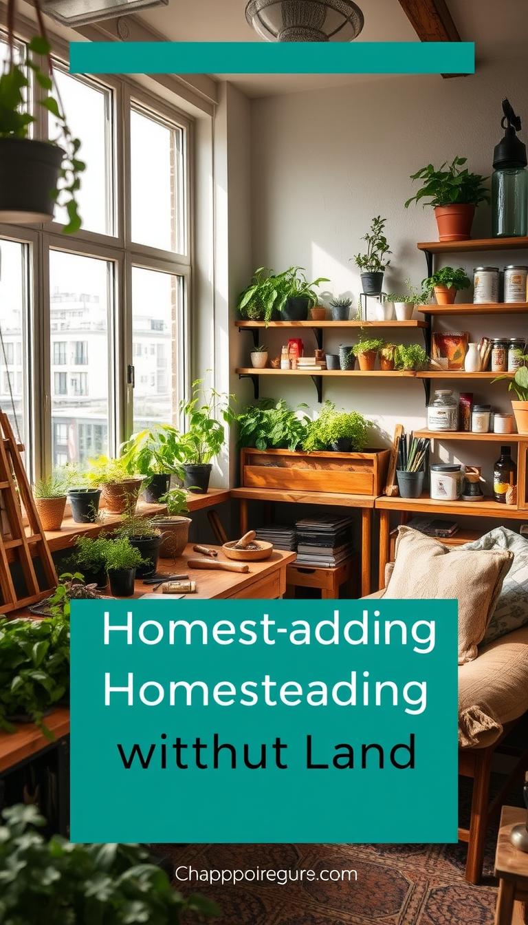How to Homestead Without Land: Easy DIY Projects and Ideas