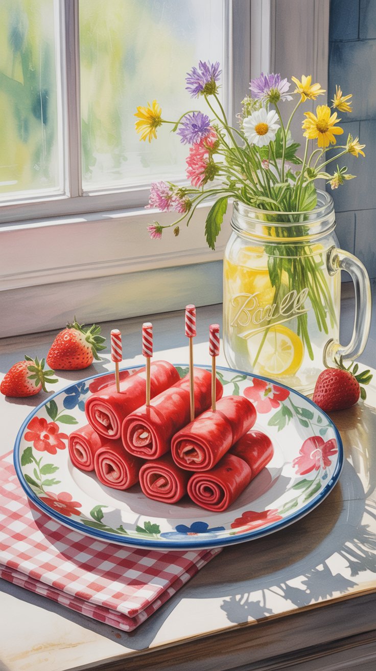 How to Make Homemade Strawberry Fruit Roll-Ups