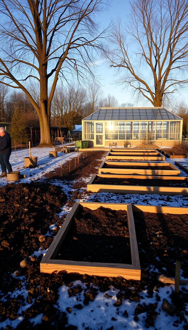 Winter Vegetable Garden Prep